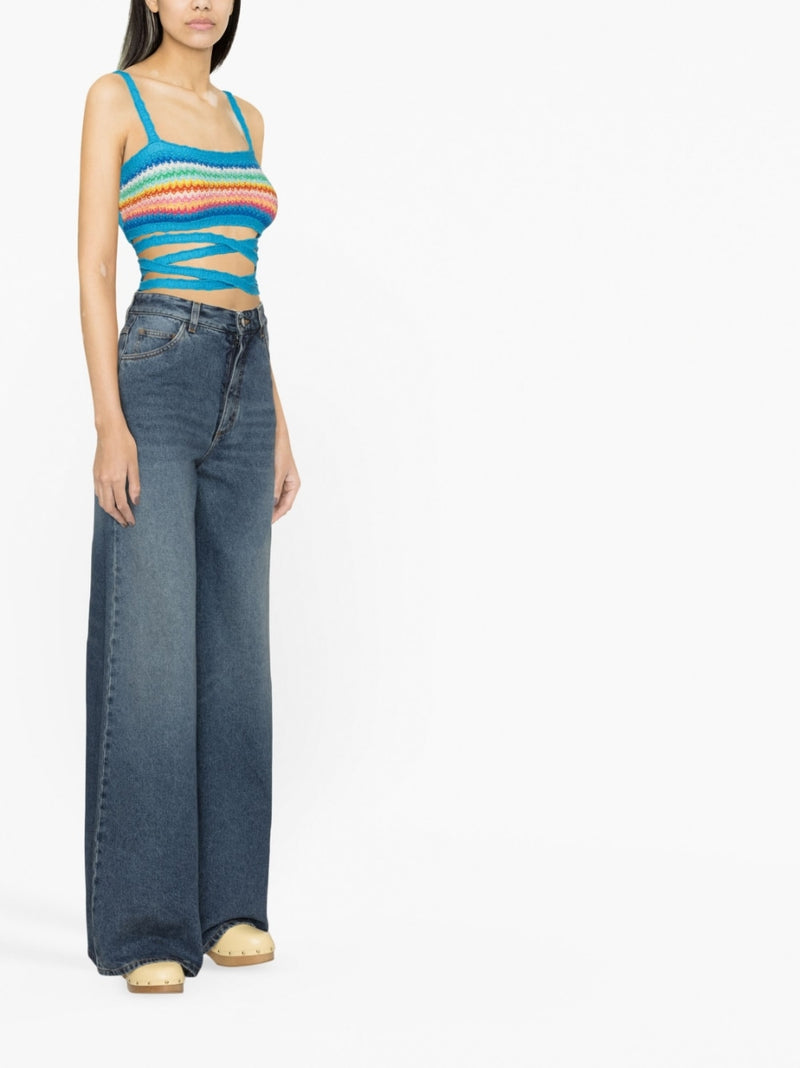 Alanui Blue Top Glam Steals