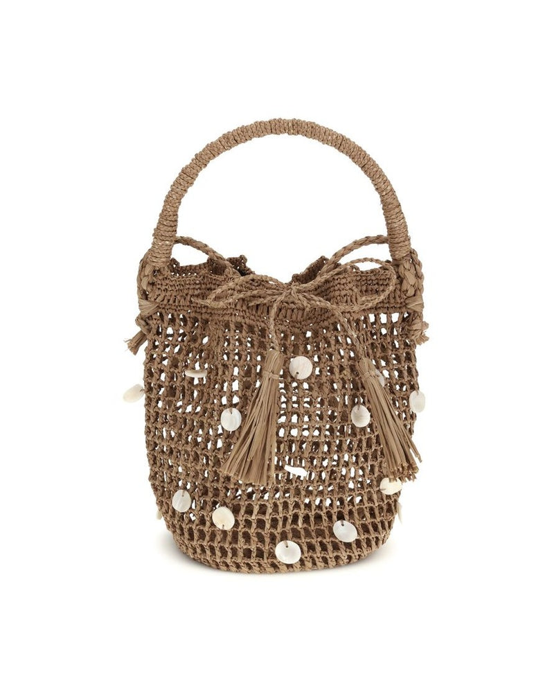 Alanui Brown Raffia Shoulder Bag Glam Steals