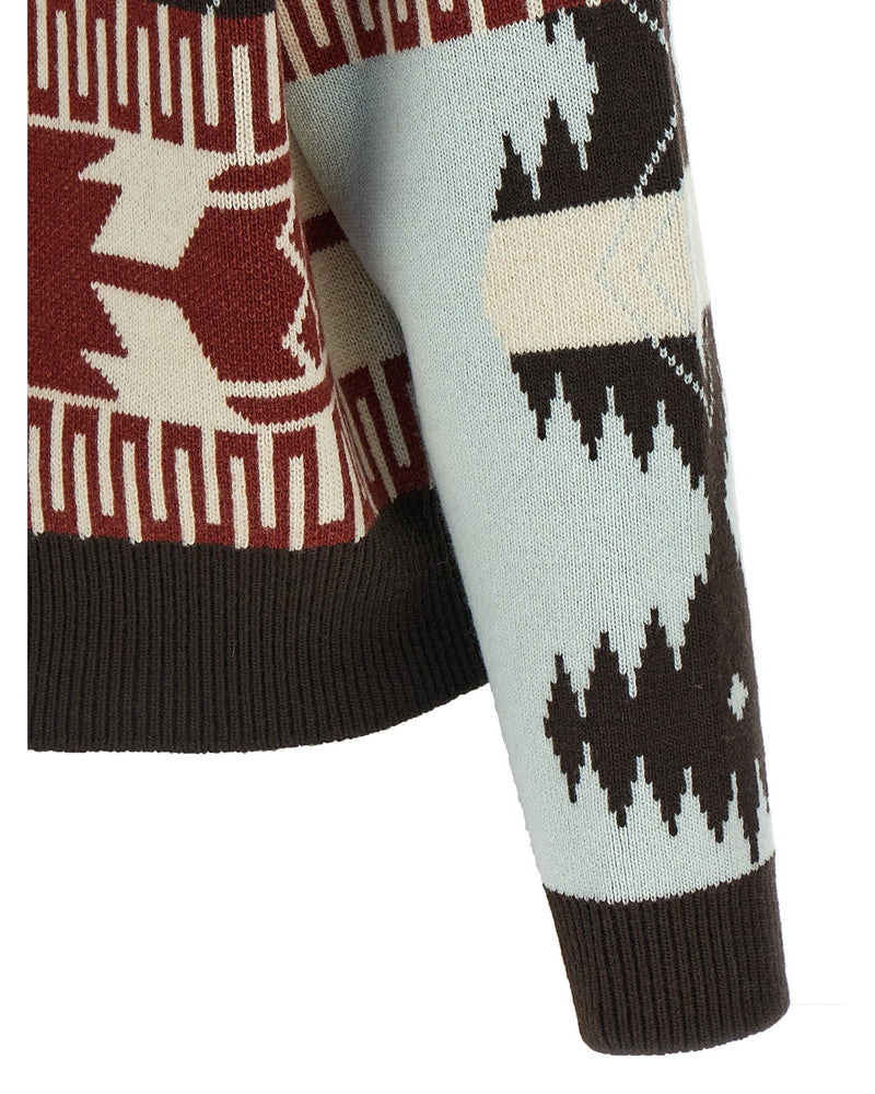 Alanui Icon Thistles Cardigan Knitwear