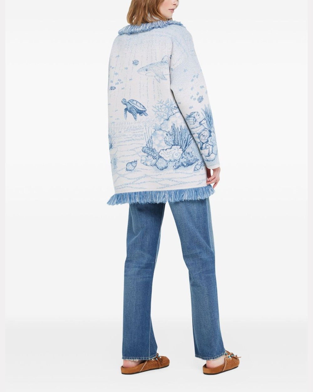Alanui Sweaters Clear Blue Glam Steals