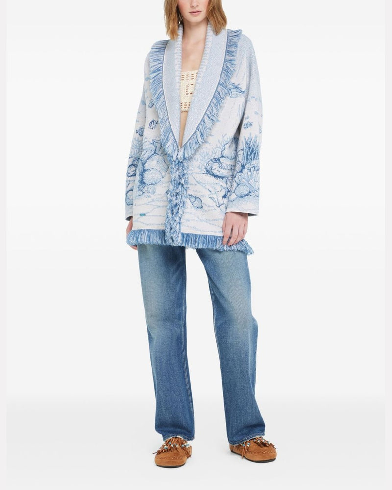 Alanui Sweaters Clear Blue Glam Steals