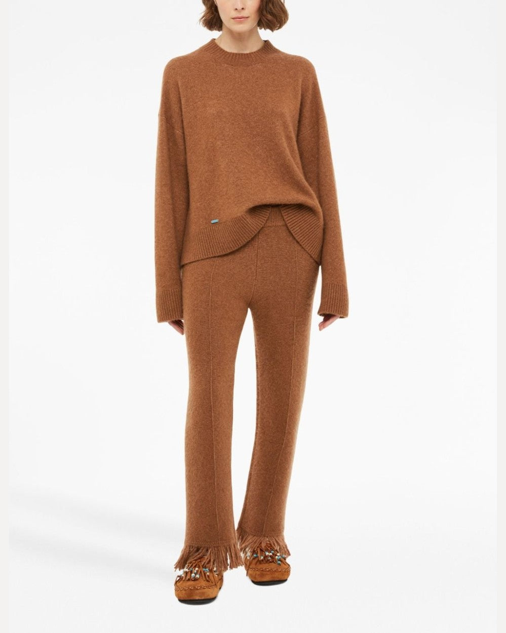Alanui Trousers Camel Glam Steals