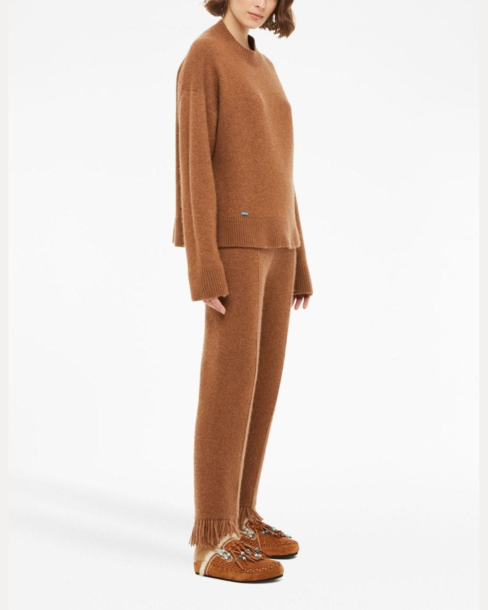 Alanui Trousers Camel Glam Steals