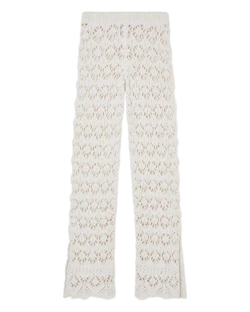 Alanui Trousers Cream Glam Steals
