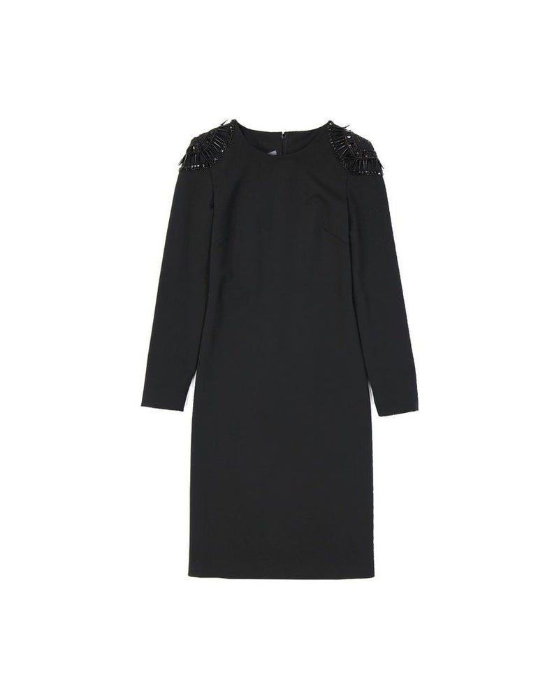Alberta Ferretti Black Elastane Dress Glam Steals