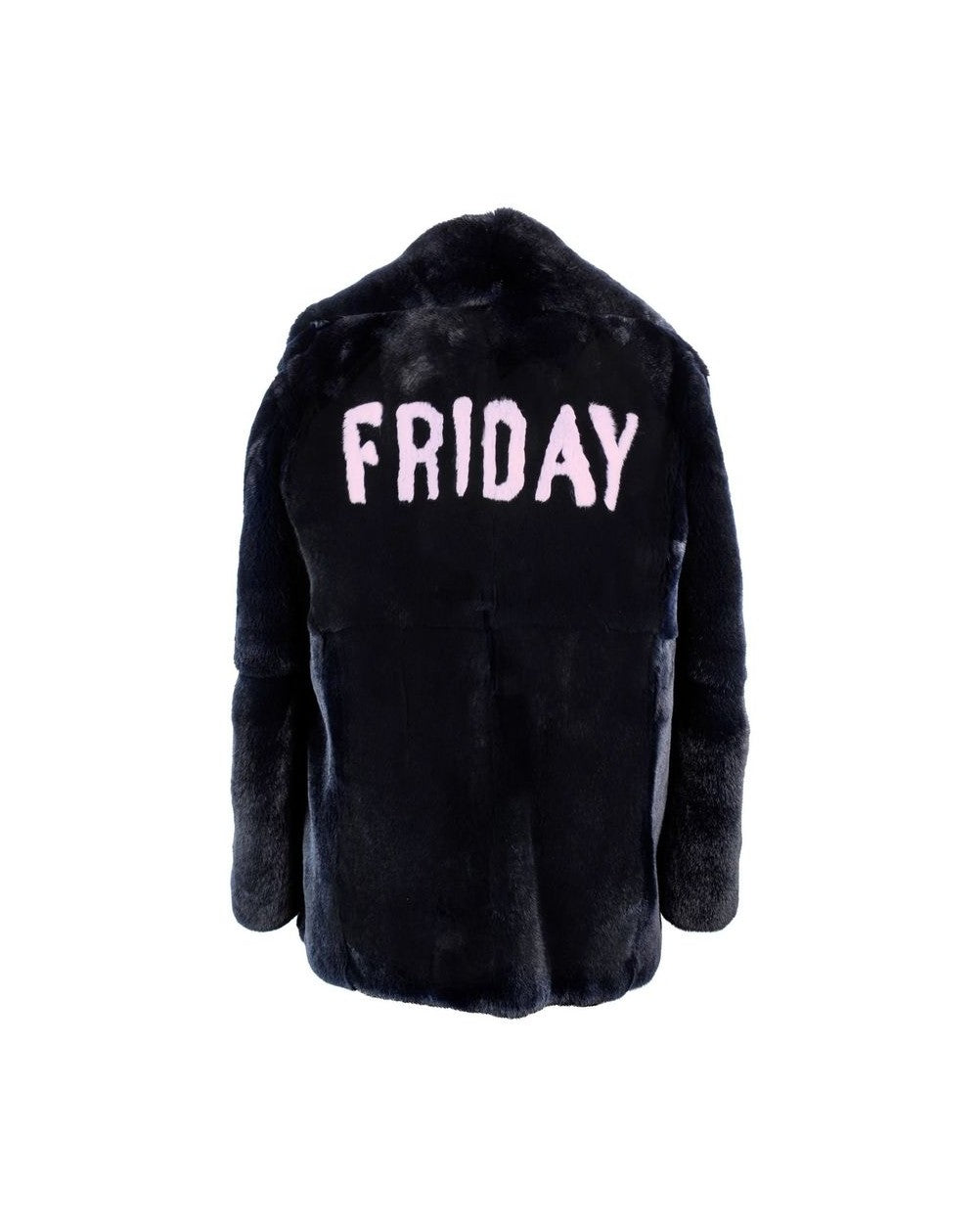 Alberta Ferretti Blue Rabbit Fur Coat Glam Steals