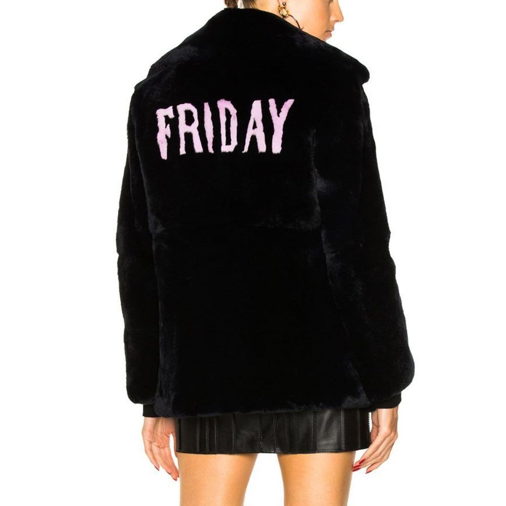 Alberta Ferretti Friday Rabbit Fur Jacket Glam Steals