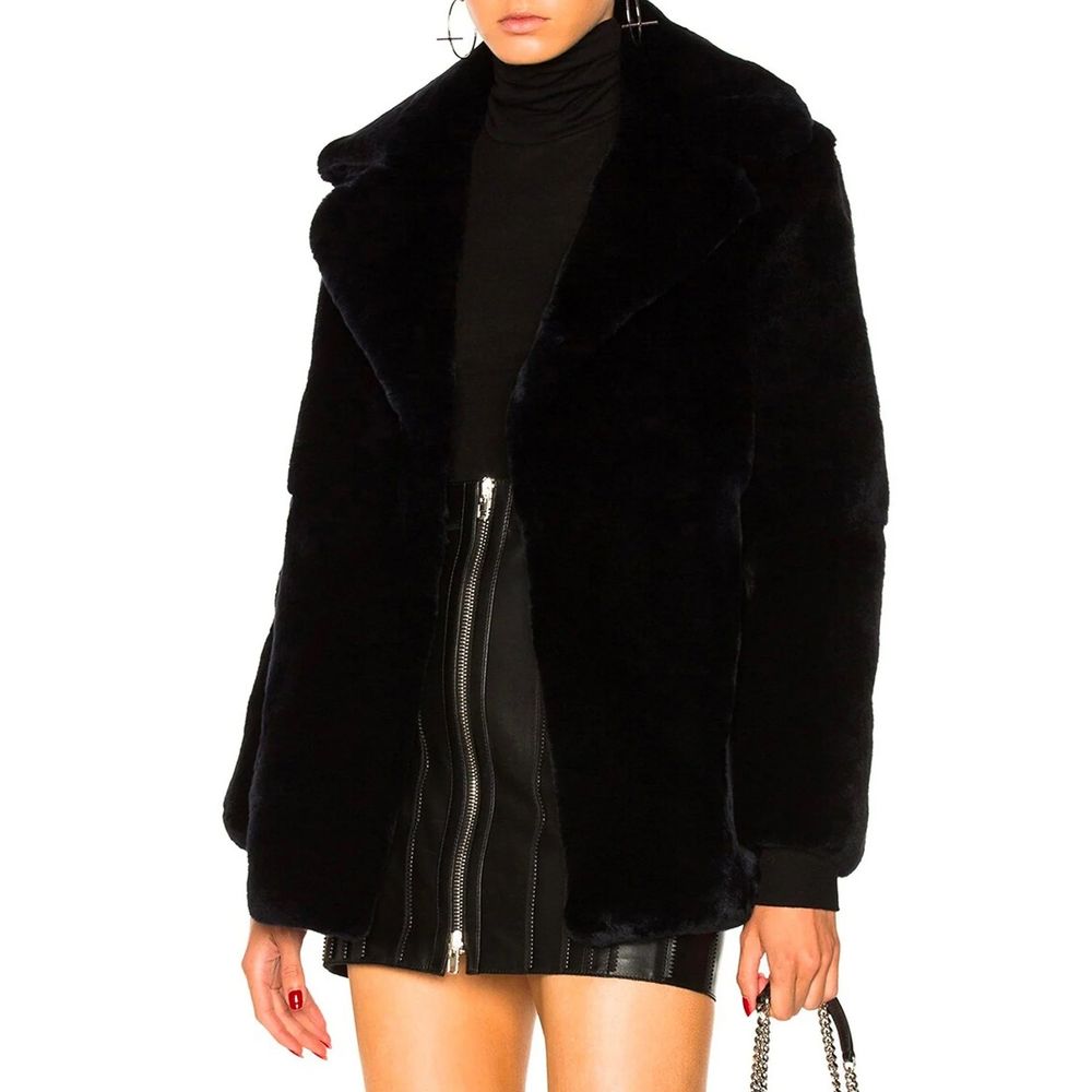 Alberta Ferretti Friday Rabbit Fur Jacket Glam Steals