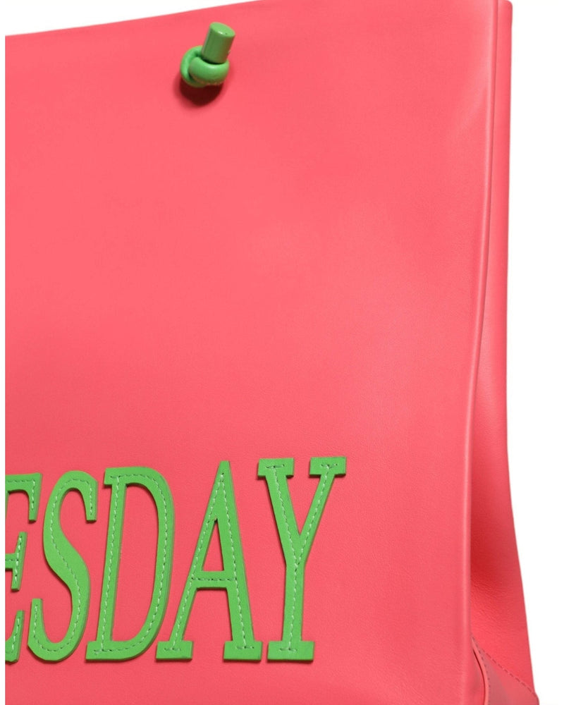 Alberta Ferretti Leather Weekend Wednesday Shopping Tote Pink Bag Glam Steals