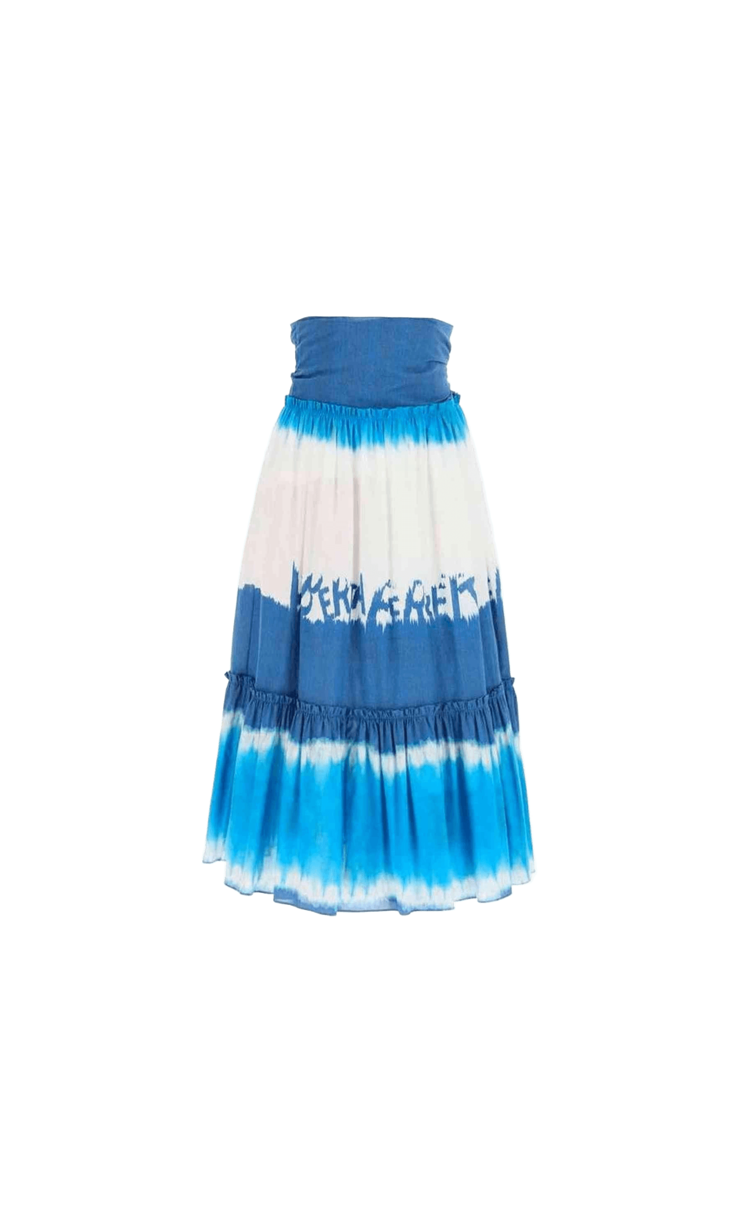 Alberta Ferretti Tie Dye Midi Skirt Glam Steals