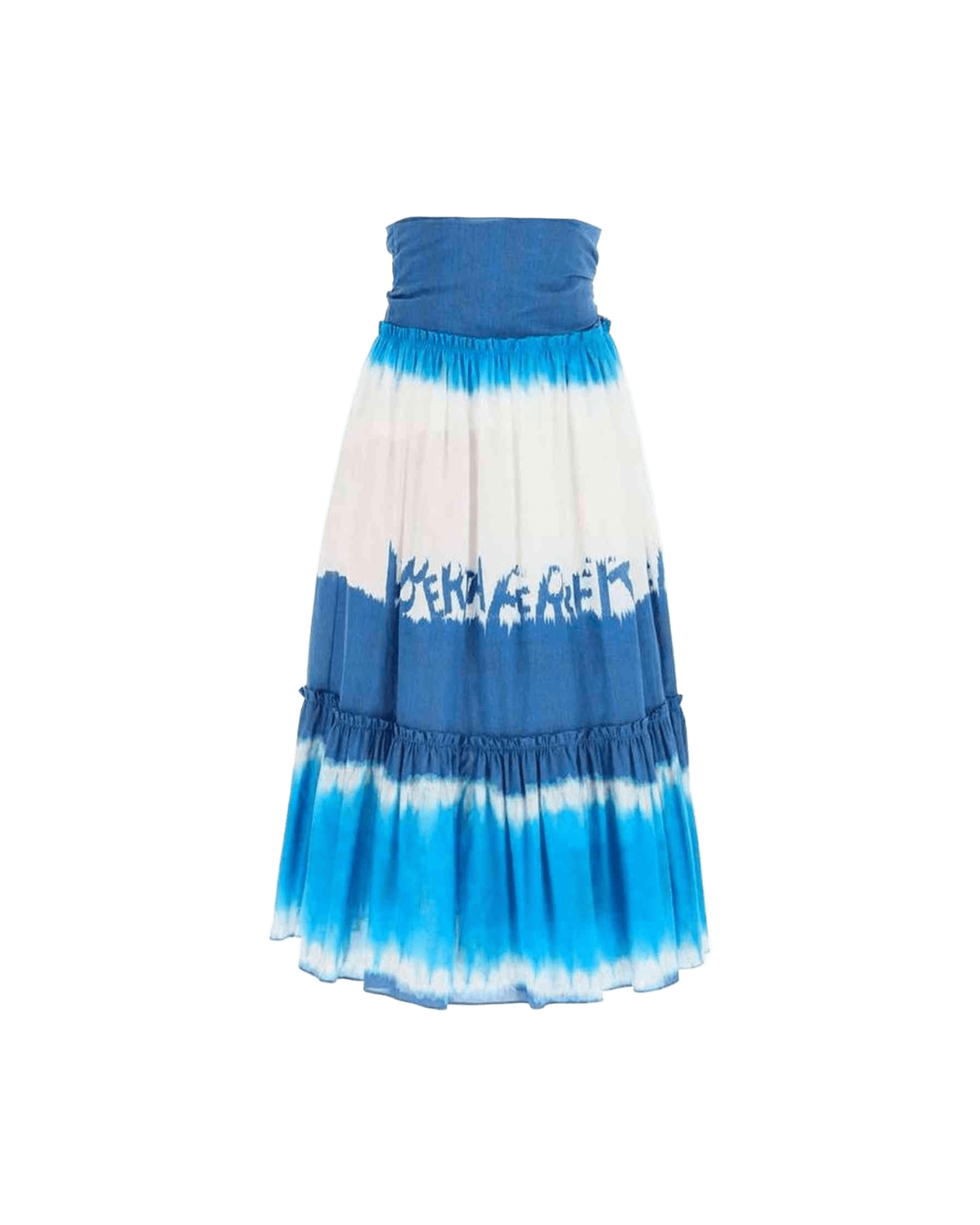 Alberta Ferretti Tie Dye Midi Skirt Glam Steals