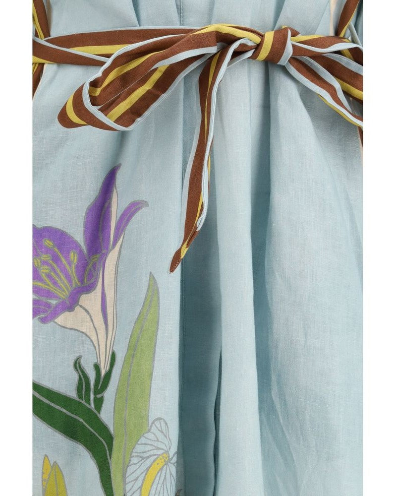 Alemais Multicolor Linen Dress Glam Steals