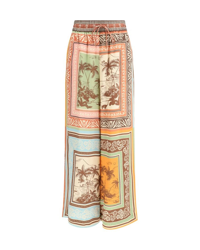 Alemais Multicolor Silk Pant 