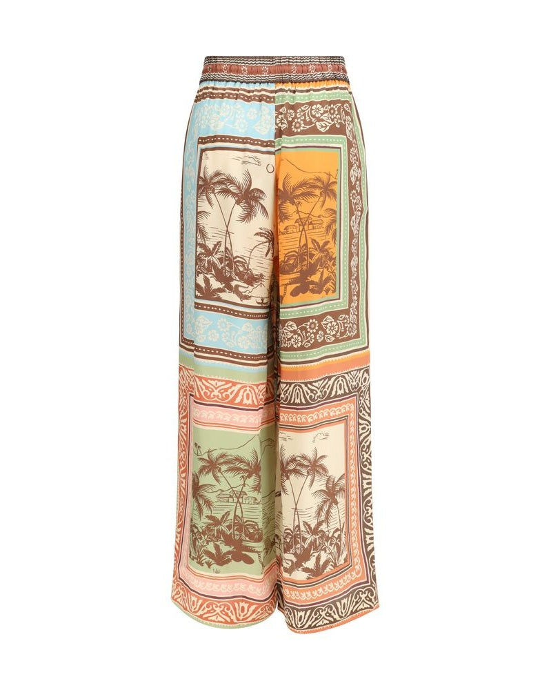 Alemais Multicolor Silk Pant Glam Steals