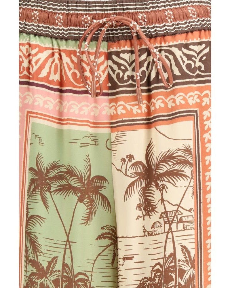Alemais Multicolor Silk Pant 