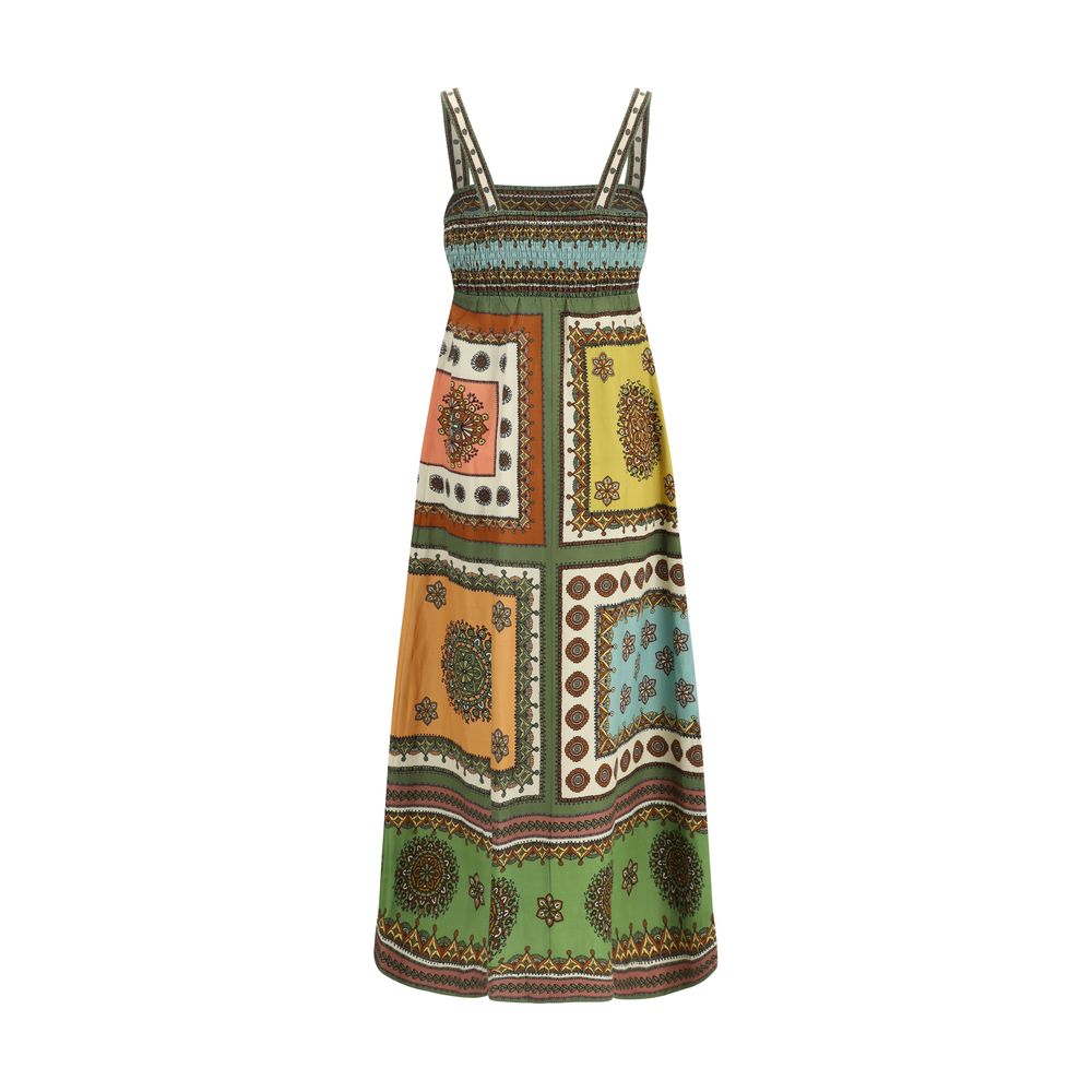 Alemais Multicolor Viscose Casual Dress 