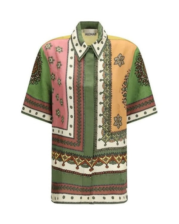 Alemais Multicolor Viscose Pattern Shirt 