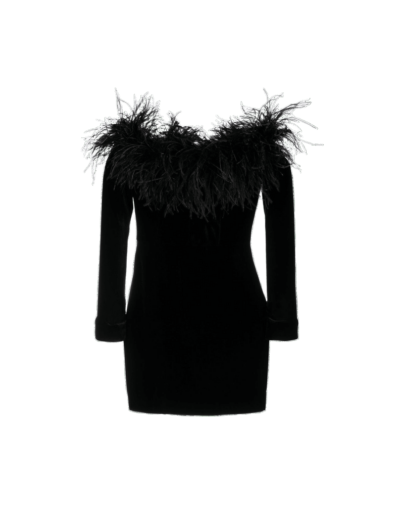 Alessandra Rich Black Dress Glam Steals