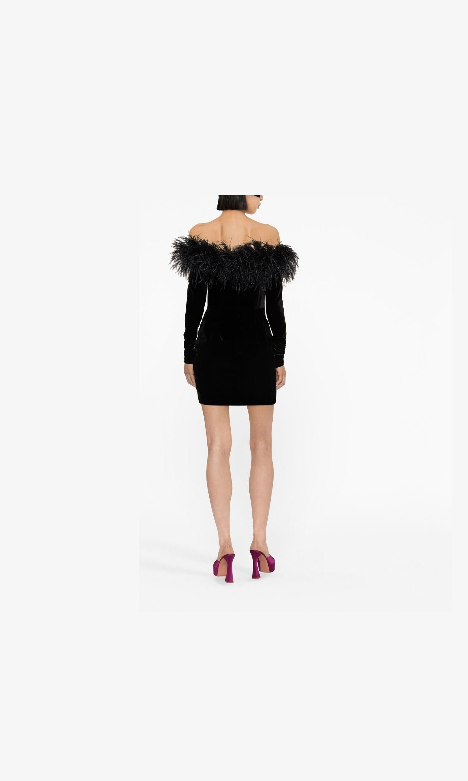 Alessandra Rich Black Dress Glam Steals