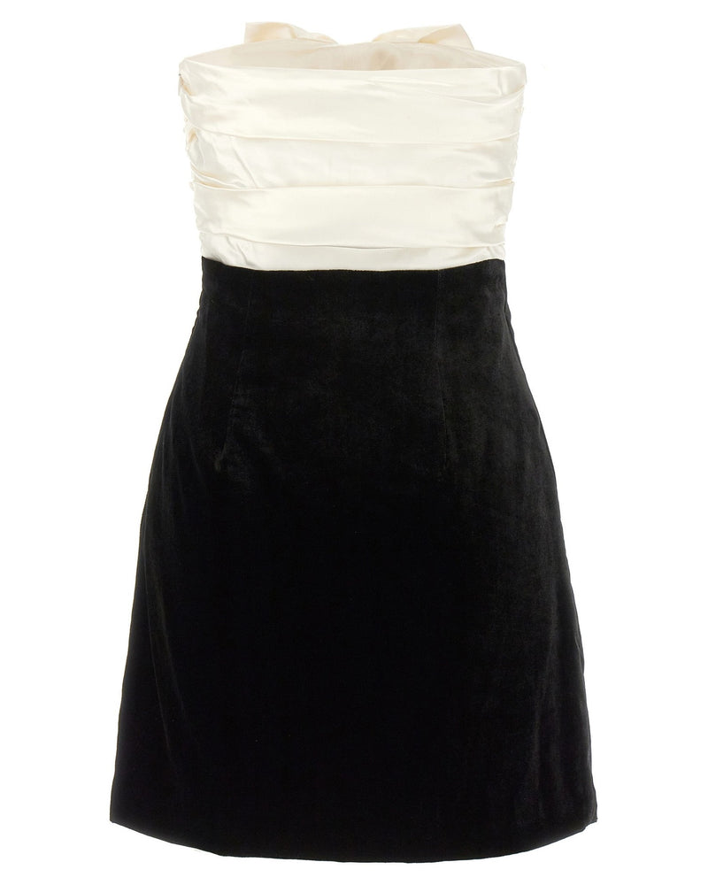 Alessandra Rich Bow Short Dress Glam Steals