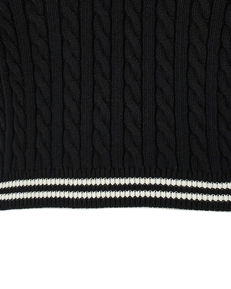 Alessandra Rich Braided Polo Shirt Glam Steals