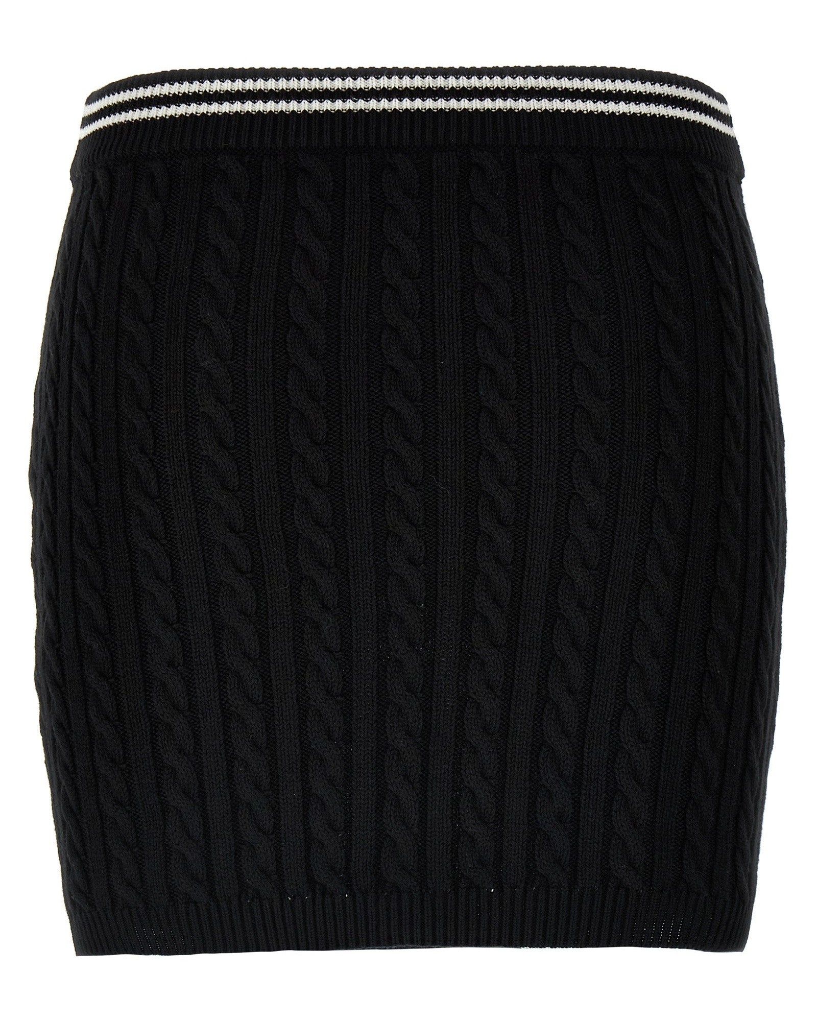 Alessandra Rich Braided Skirt Glam Steals
