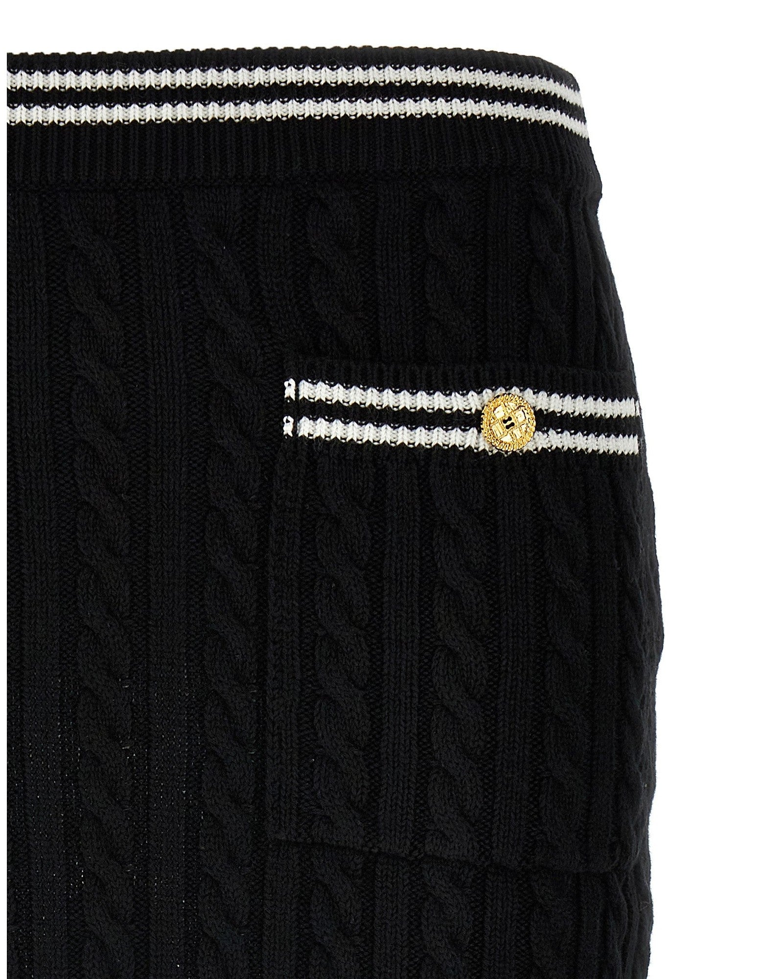 Alessandra Rich Braided Skirt Glam Steals