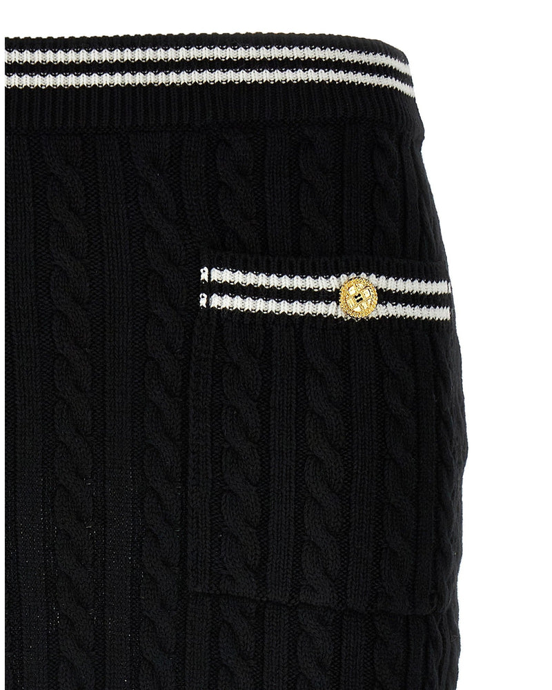 Alessandra Rich Braided Skirt Glam Steals