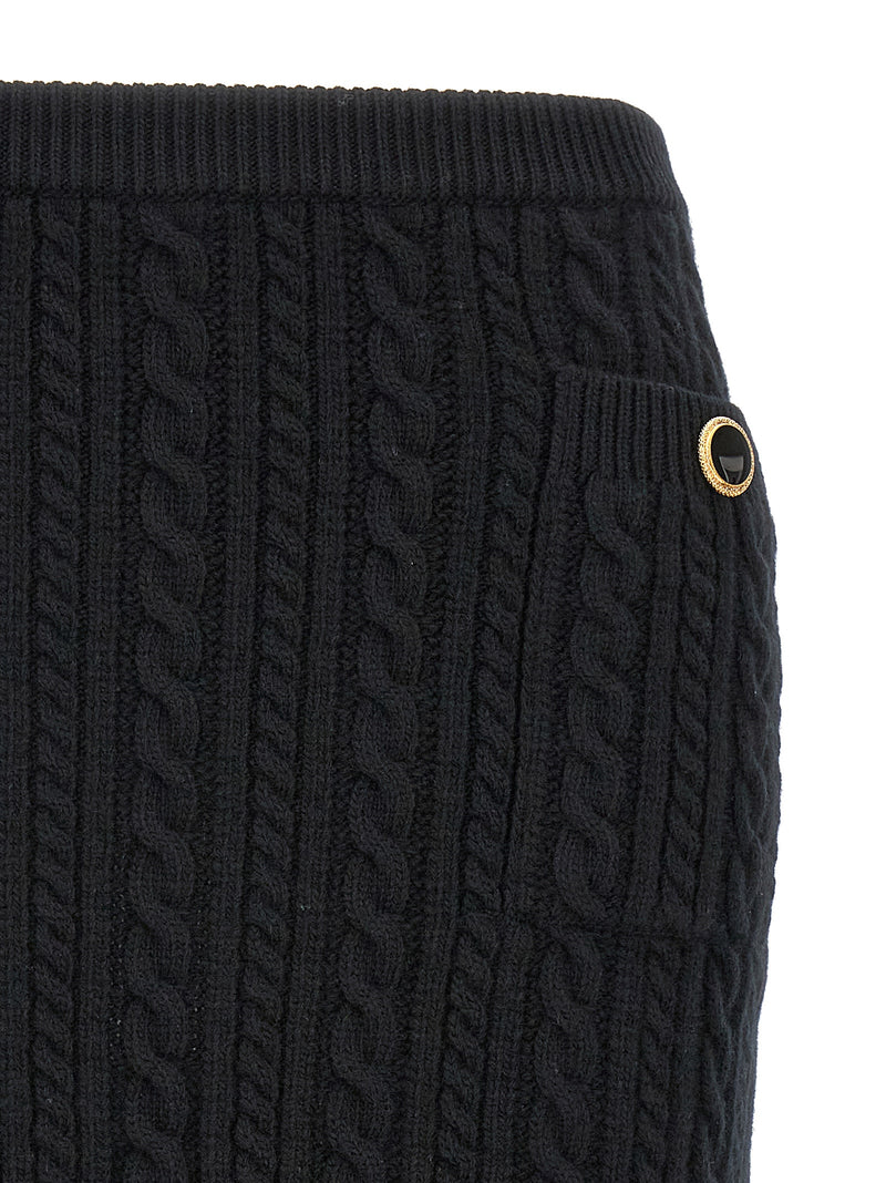Alessandra Rich Button Skirt Glam Steals