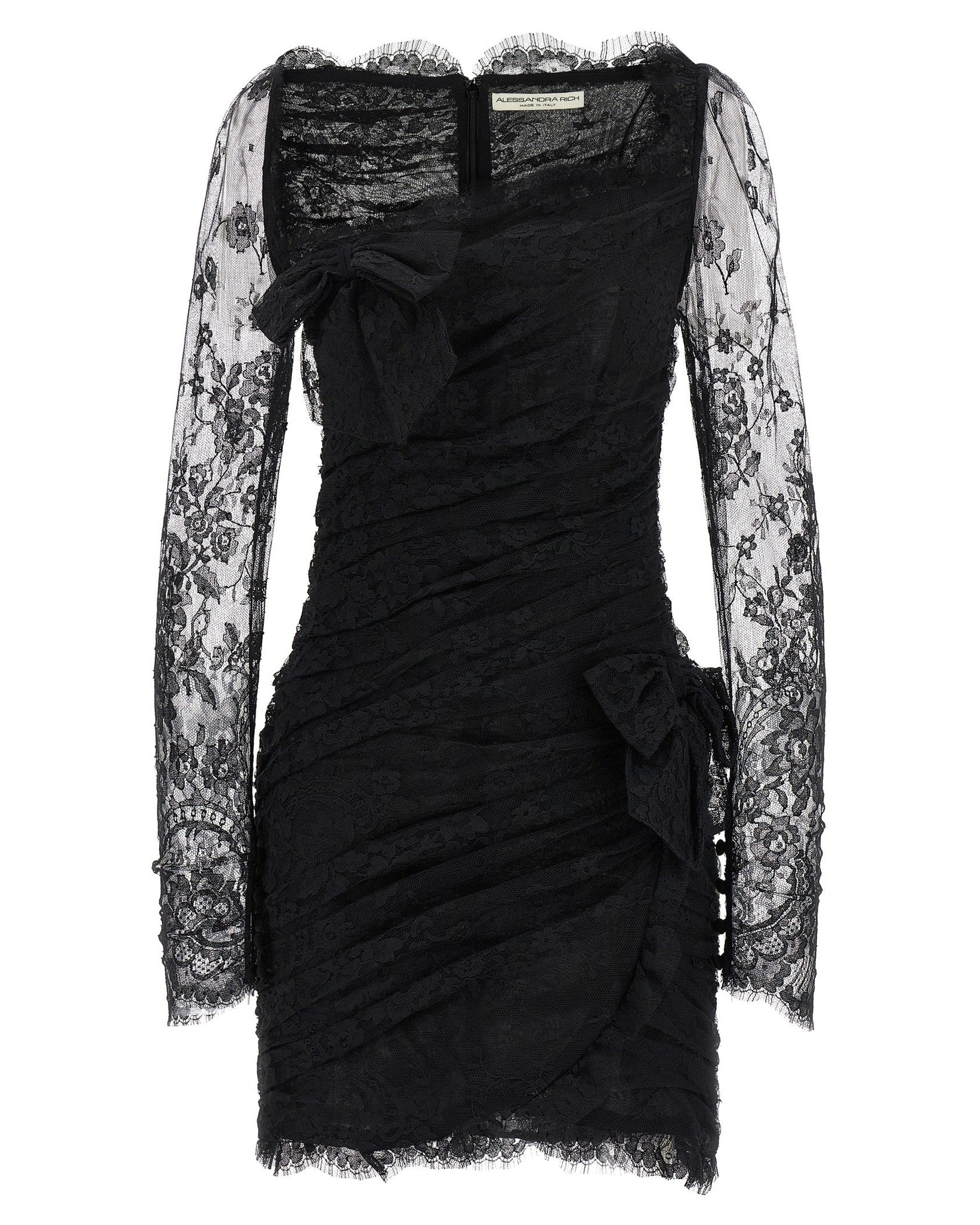 Alessandra Rich Draped Dress Glam Steals