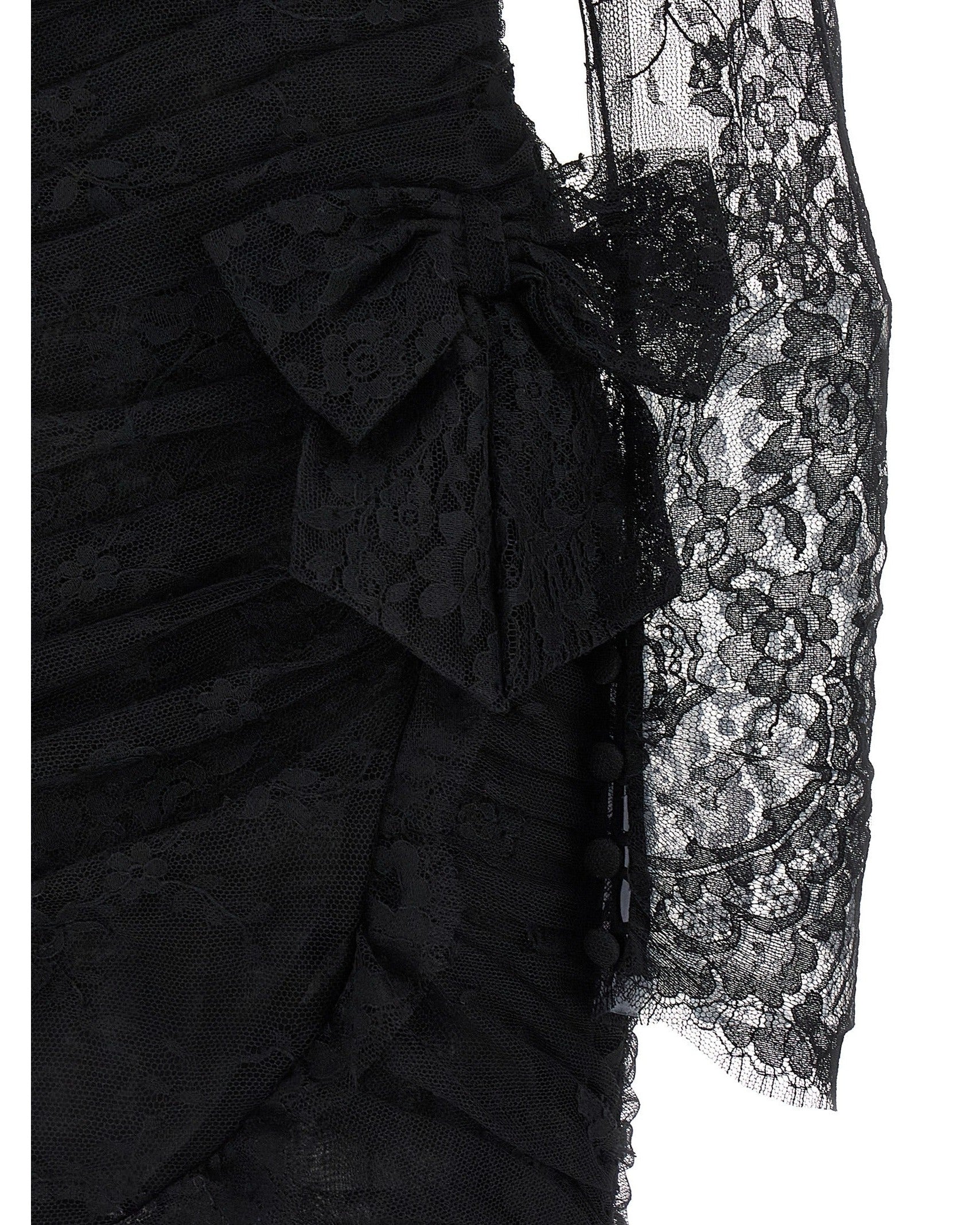Alessandra Rich Draped Dress Glam Steals