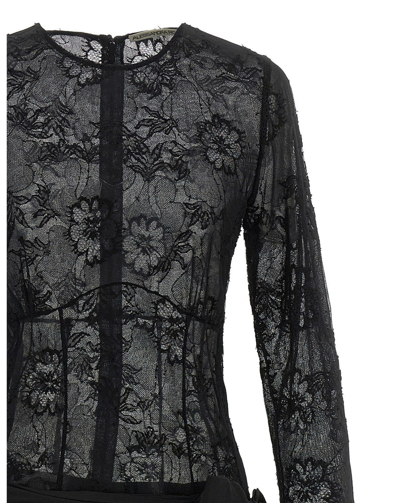Alessandra Rich Lace Bustier Dress Glam Steals