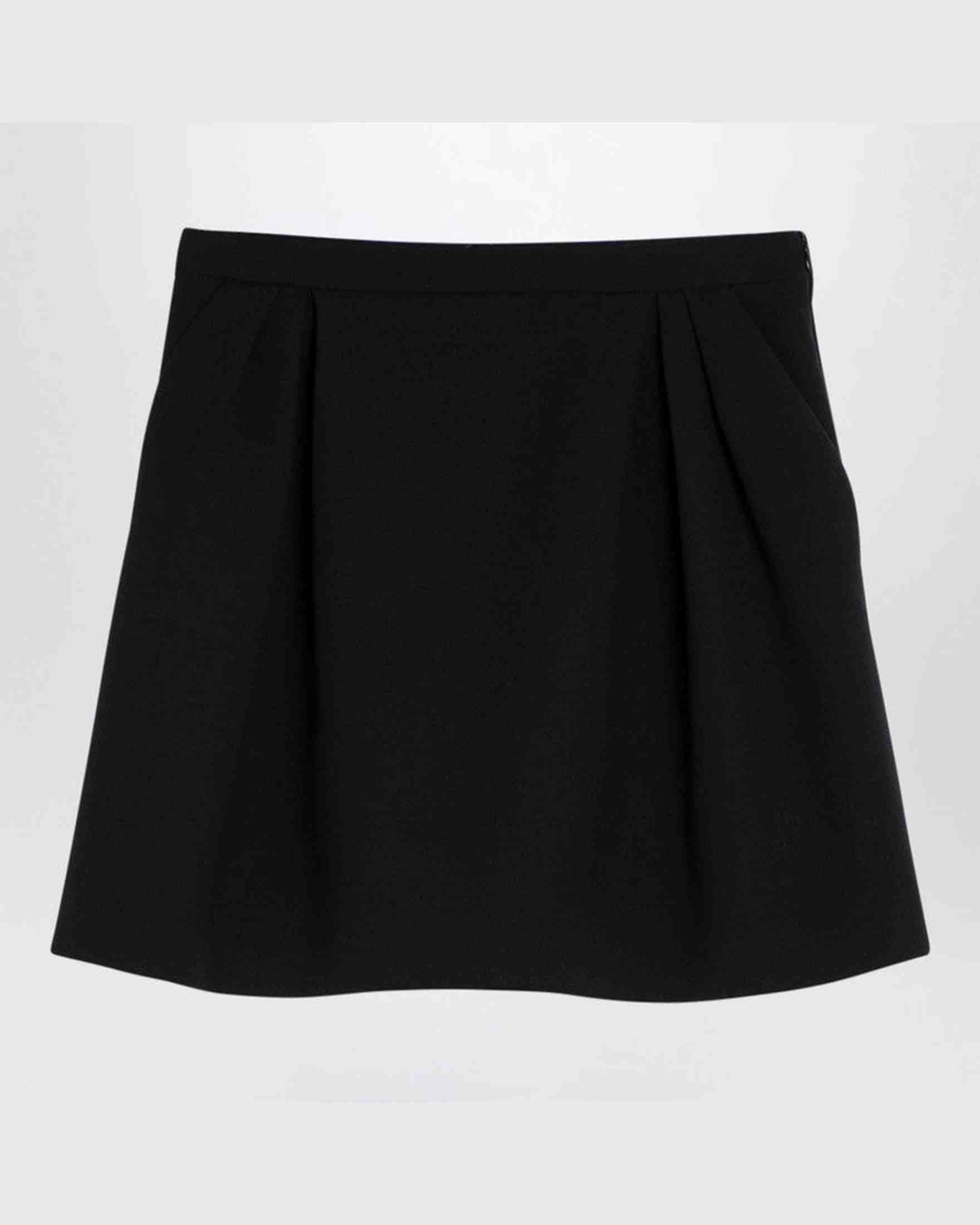 Alessandra Rich Mini Wrap Skirt In Pied De Poule Glam Steals