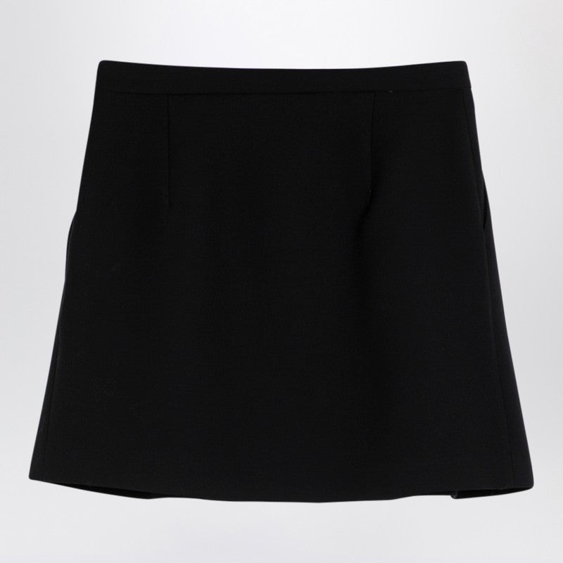 Alessandra Rich Mini Wrap Skirt In Pied De Poule Glam Steals