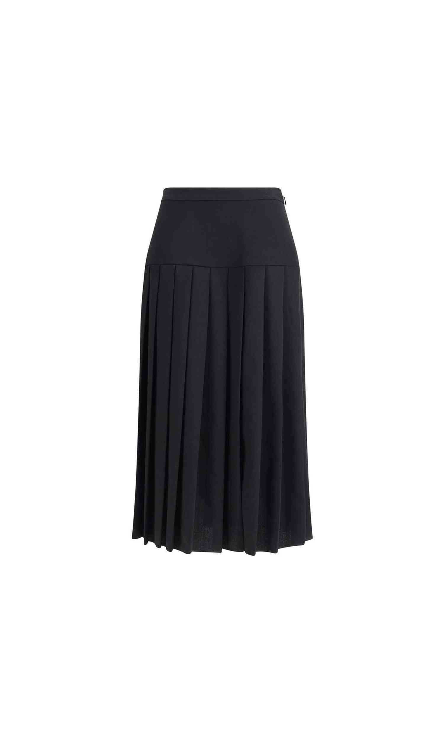 Alessandra Rich Pleated Midi Skirt Glam Steals