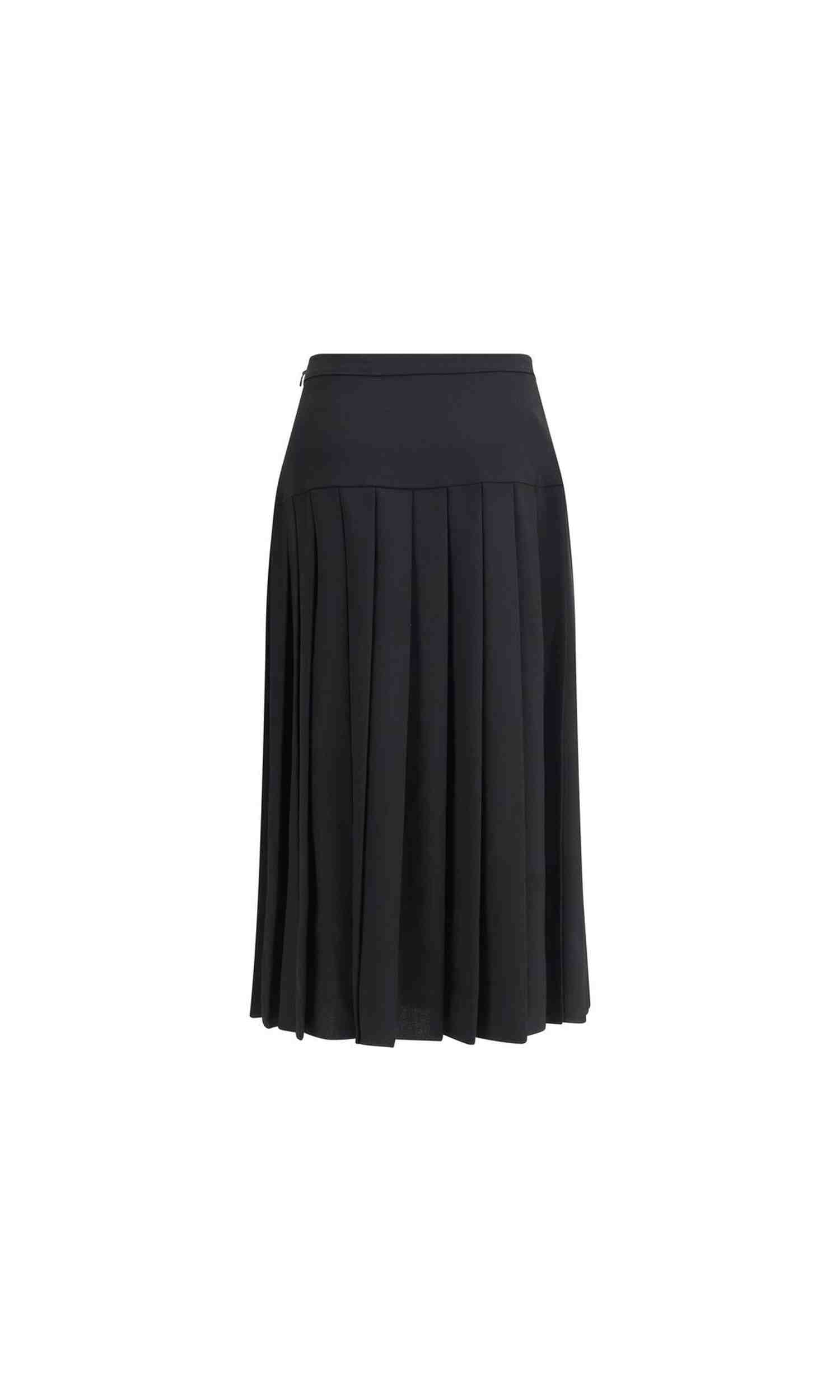 Alessandra Rich Pleated Midi Skirt Glam Steals