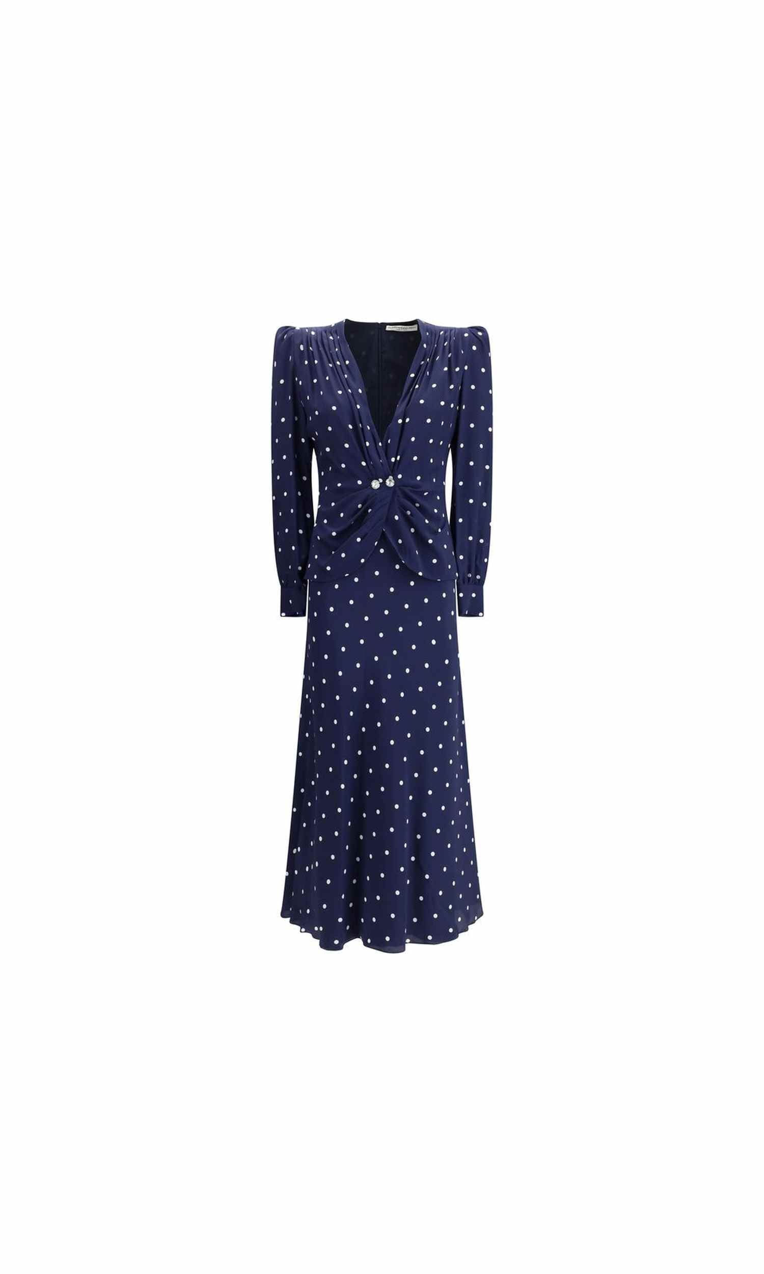 Alessandra Rich Polka Dot Dress Glam Steals