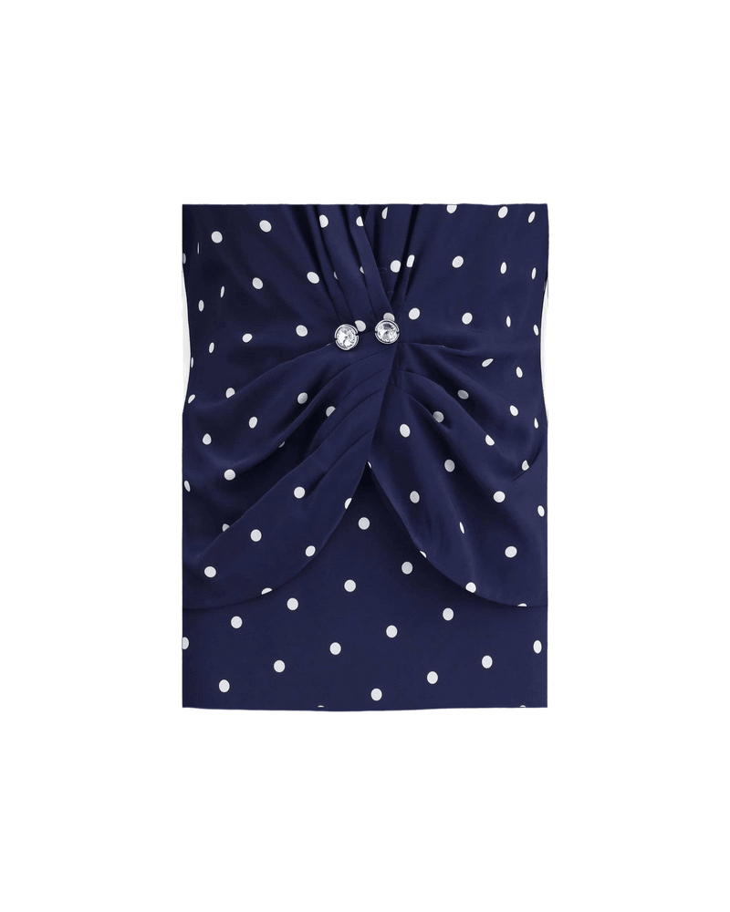 Alessandra Rich Polka Dot Dress Glam Steals