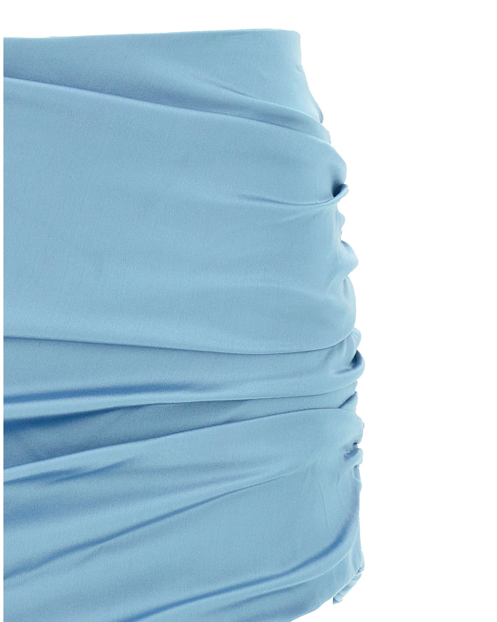 Alessandra Rich Satin Mini Skirt Glam Steals
