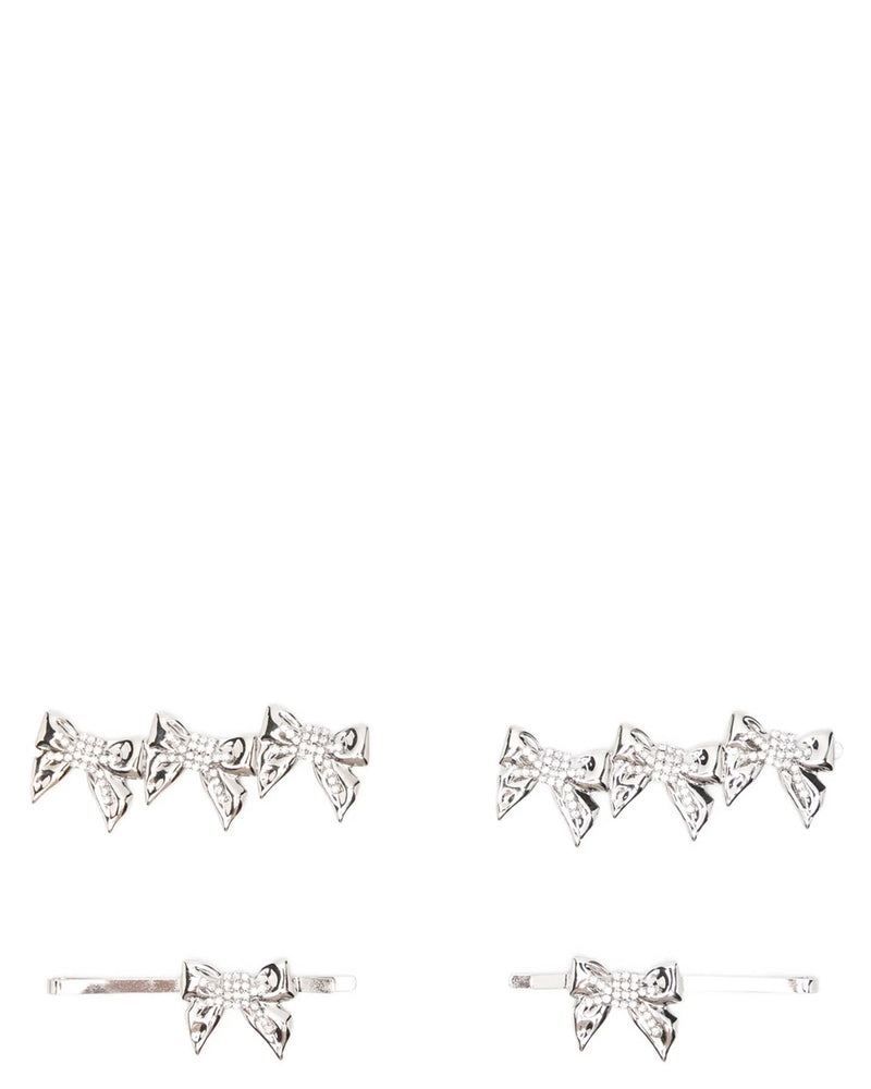 Alessandra Rich Set Of Four Bow Pins Glam Steals