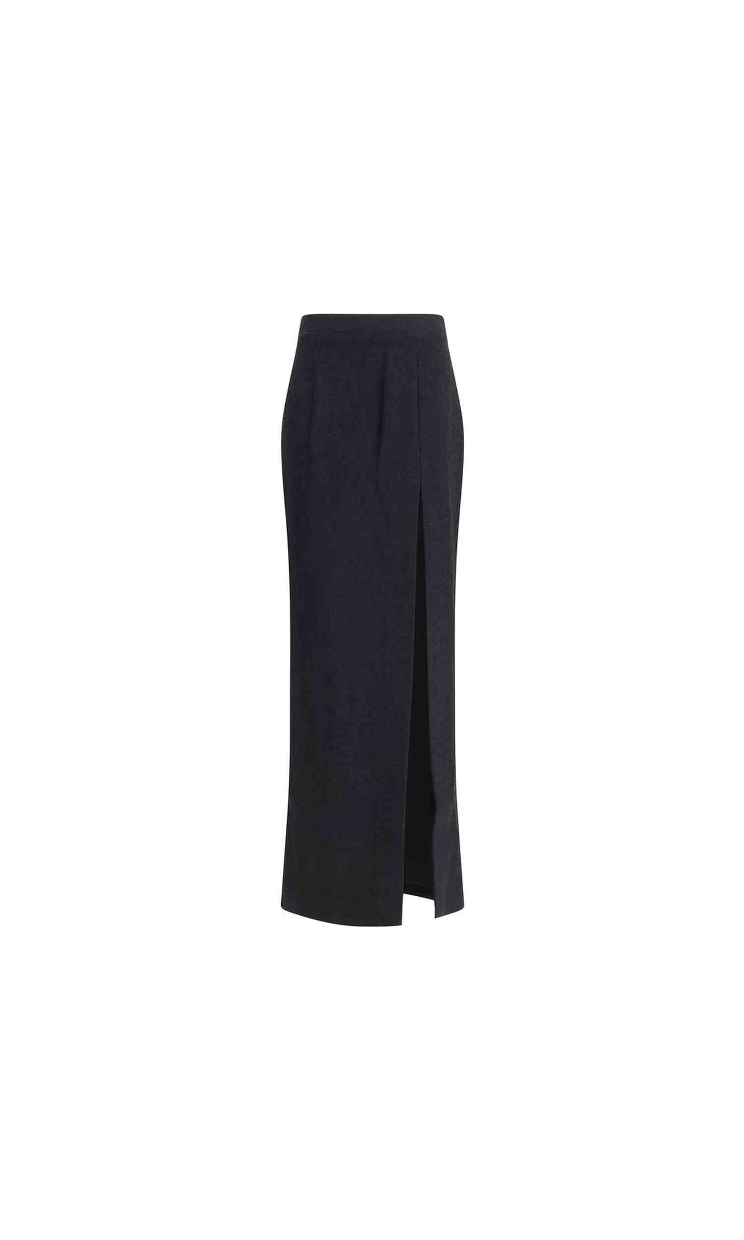 Alessandra Rich Tweed Long Skirt Glam Steals
