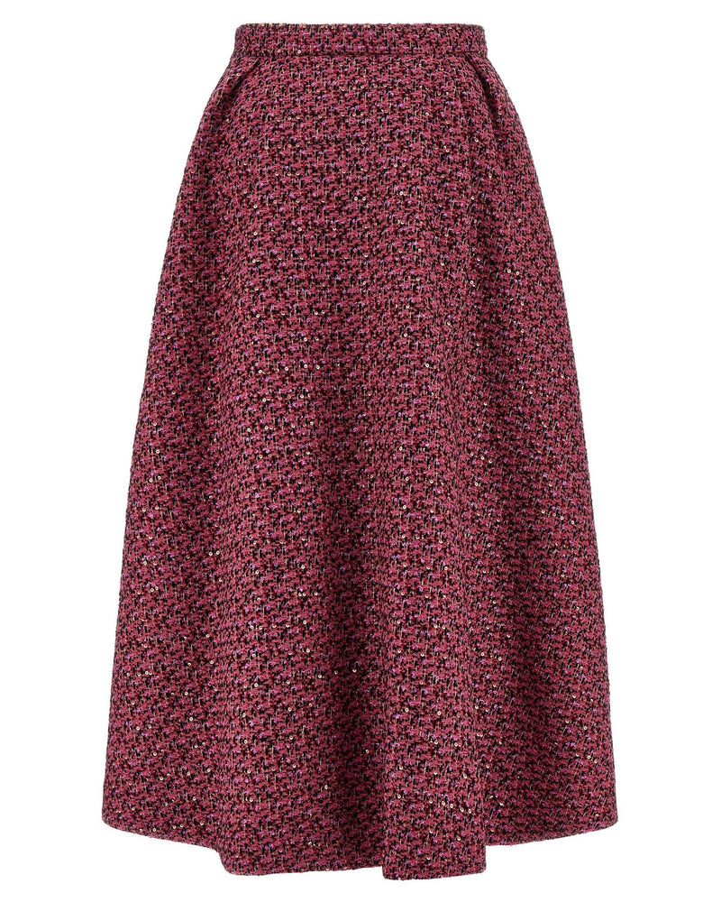 Alessandra Rich Tweed Skirt Glam Steals
