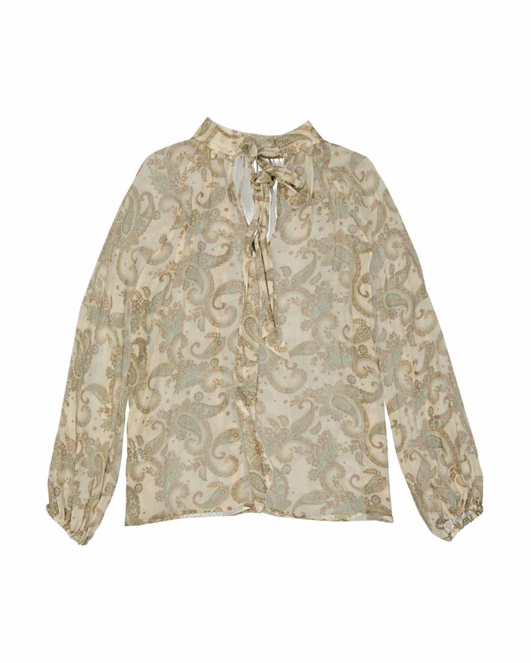 Alessia Zamattio Silk Top Glam Steals