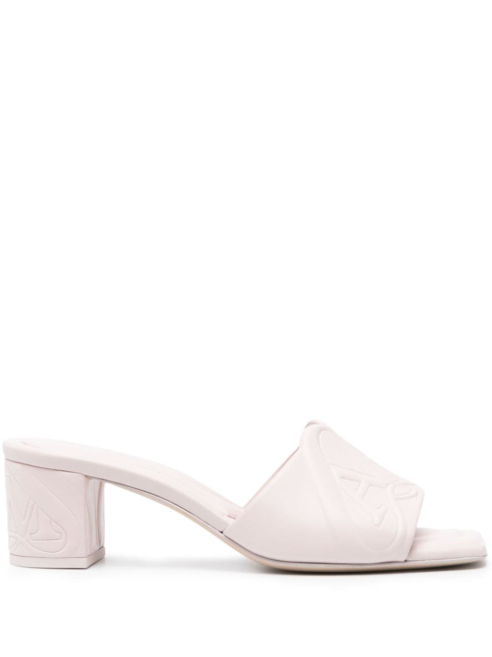 Alexander Mcqueen 60mm Seal Motif Mules Glam Steals