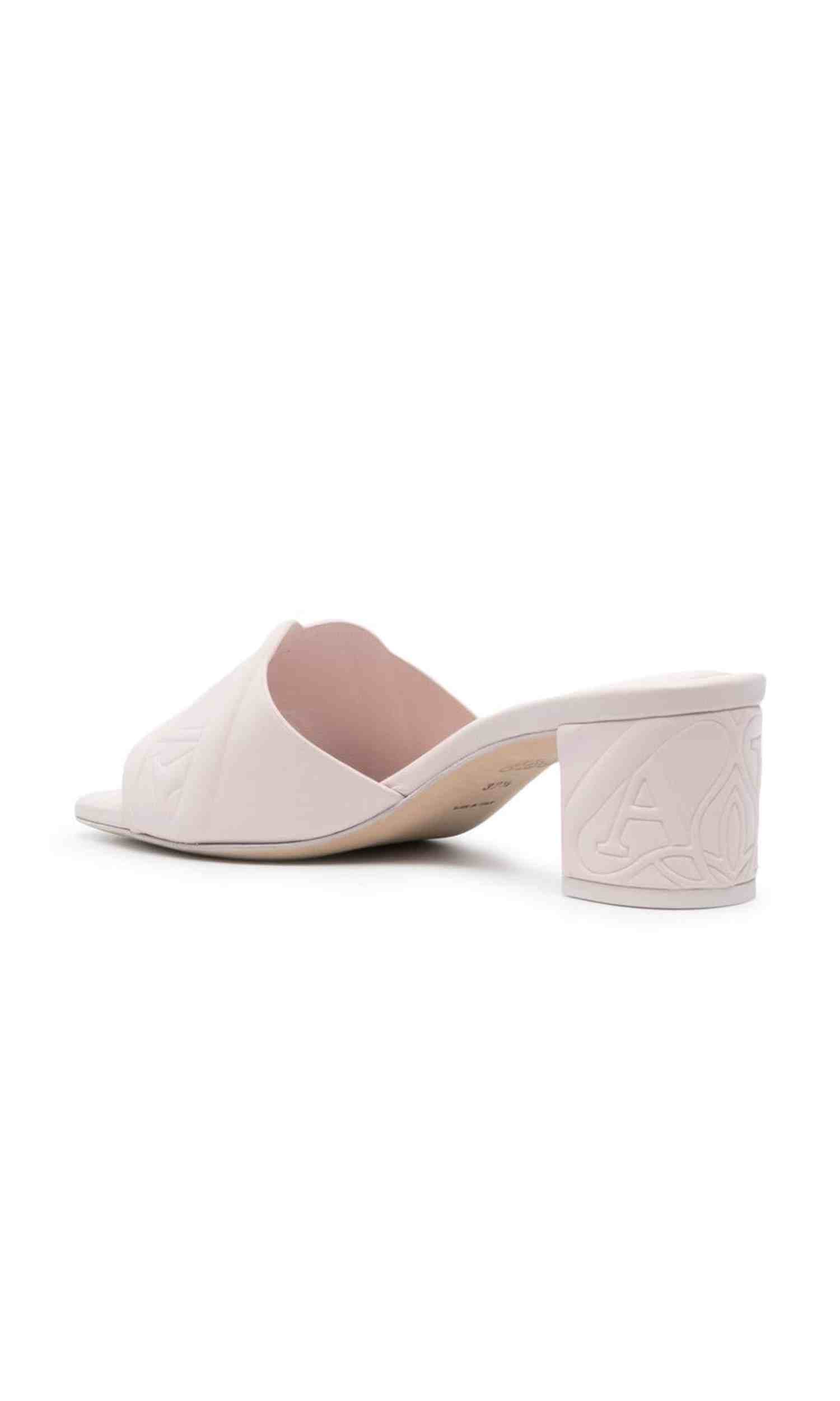 Alexander Mcqueen 60mm Seal Motif Mules Glam Steals
