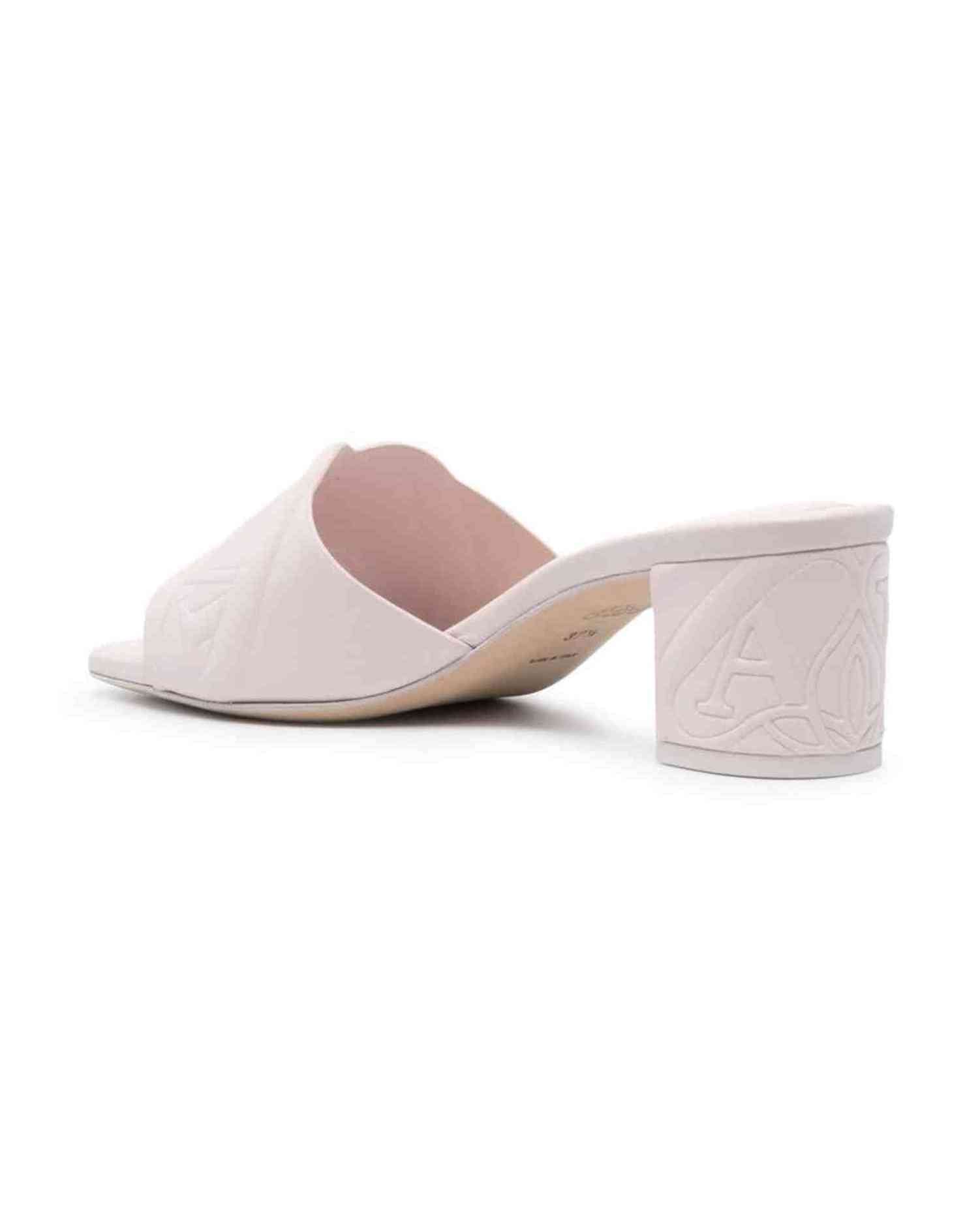 Alexander Mcqueen 60mm Seal Motif Mules Glam Steals