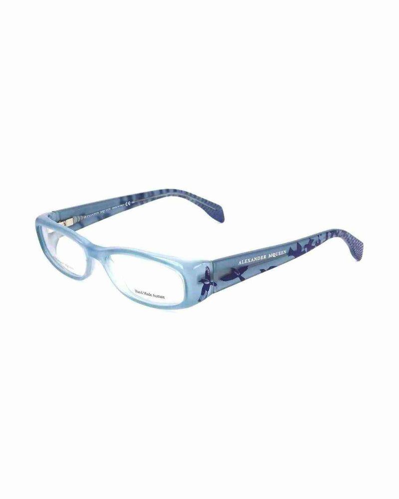 Alexander Mcqueen Acetate Blue Frame Glam Steals