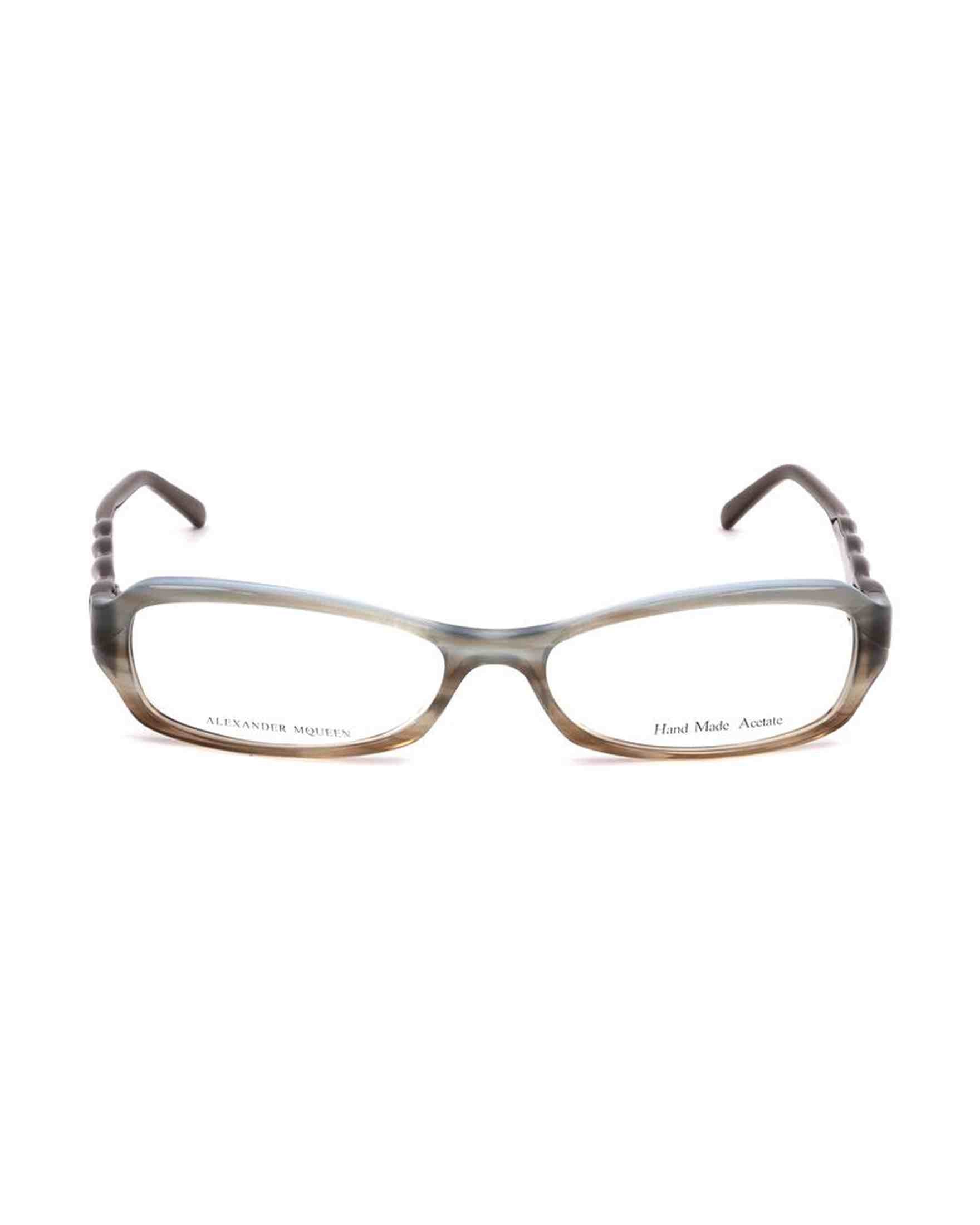 Alexander Mcqueen Acetate Brown Frame Glam Steals