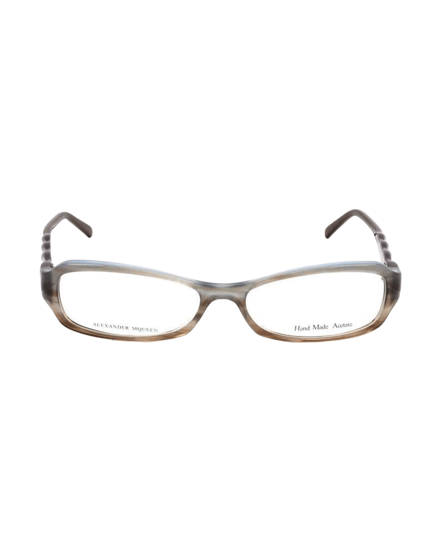 Alexander Mcqueen Acetate Brown Frame Glam Steals