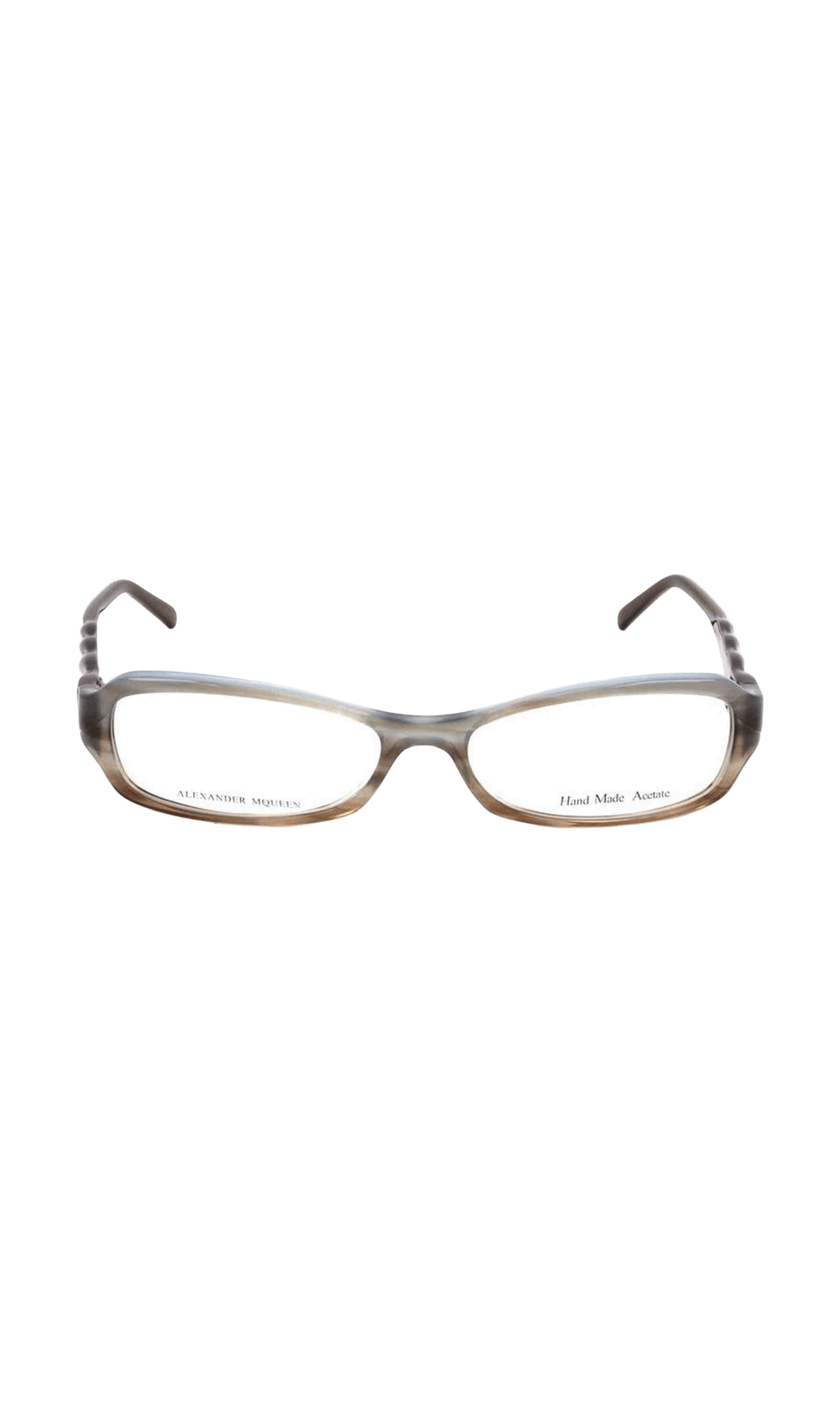 Alexander Mcqueen Acetate Brown Frame Glam Steals